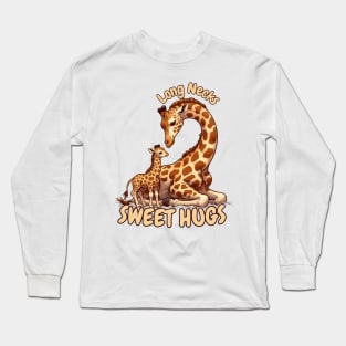 Parenting giraffe Long Sleeve T-Shirt